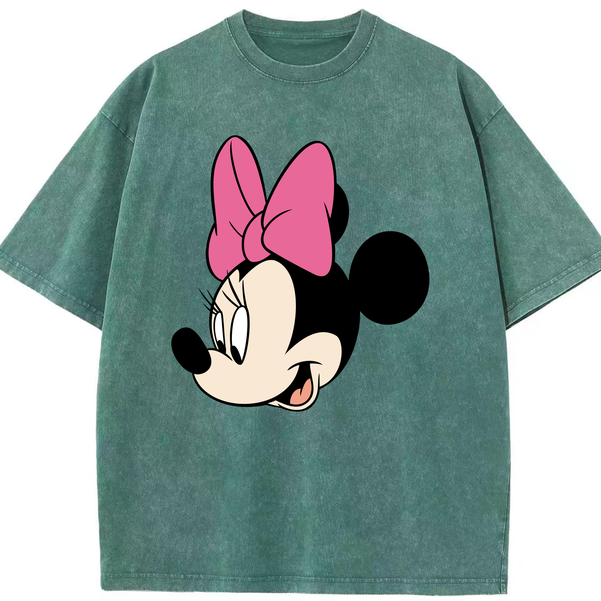 （画像用） ミッキーマウス Mickey Mouse 綿100% ヴィンテージ風 半袖Tシャツ（フロントプリント）